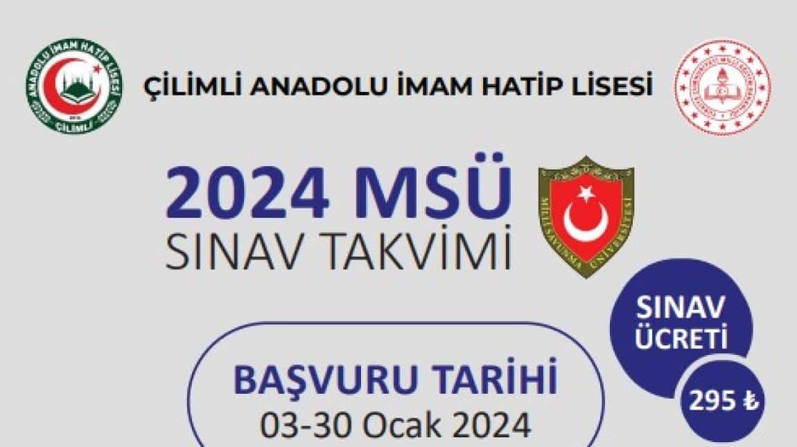 HEDEF YKS 2024 PROJESİ KAPSAMINDA MSÜ 2024 TANITIMI YAPILDI.